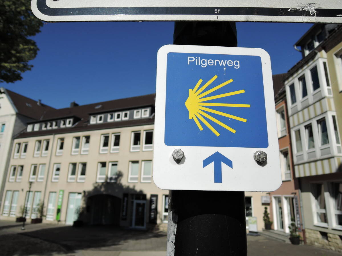 Wegweiser Jakobsweg